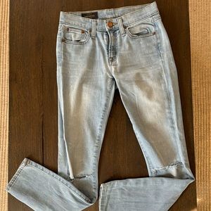 J crew toothpick jeans size 24